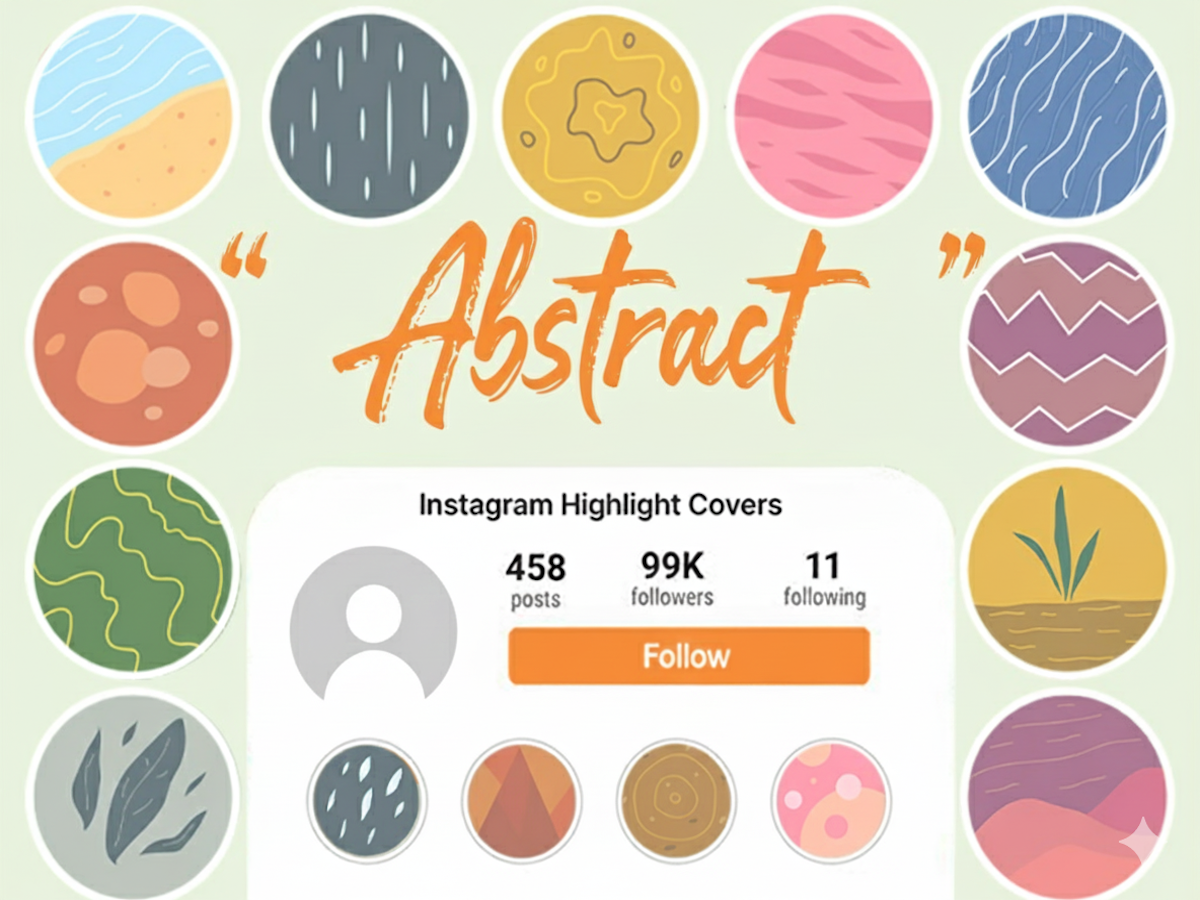 Abstract Instagram Highlight Covers
